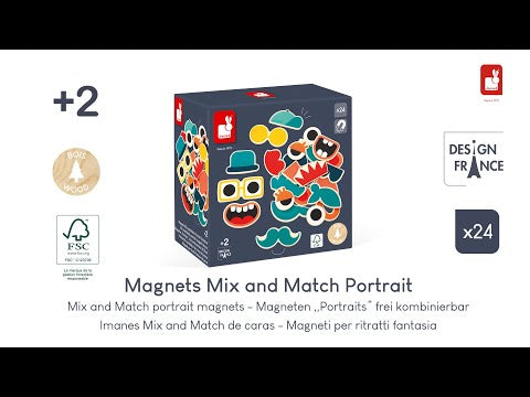 Mix And Match Portrait Magnets 24 Pcs