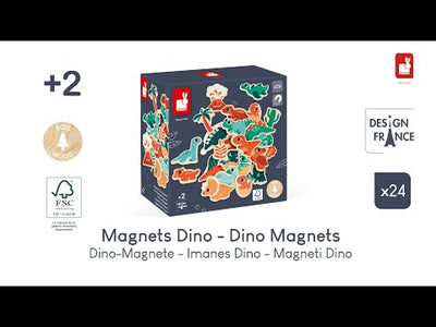 Dino - Dino Magnets 24 Pieces