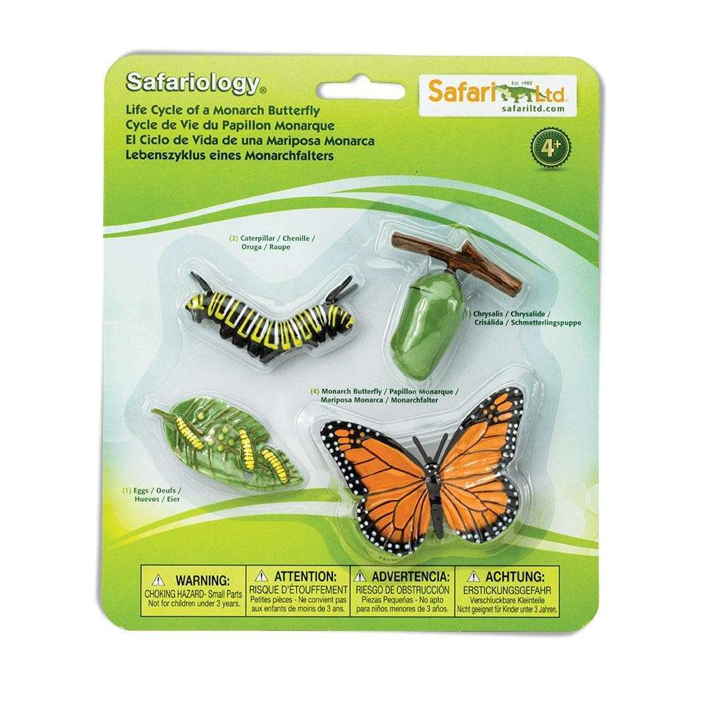 Life Cycle of a Monarch Butterfly Safariology® Small World Figures
