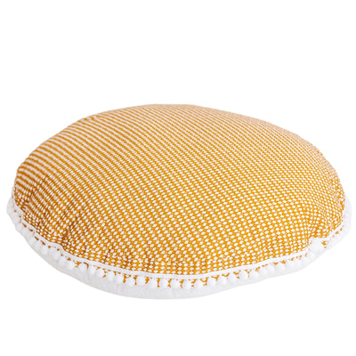 Minicamp Big Floor Cushion Rhombus Diamond Mustard-minicamp-Yes Bebe