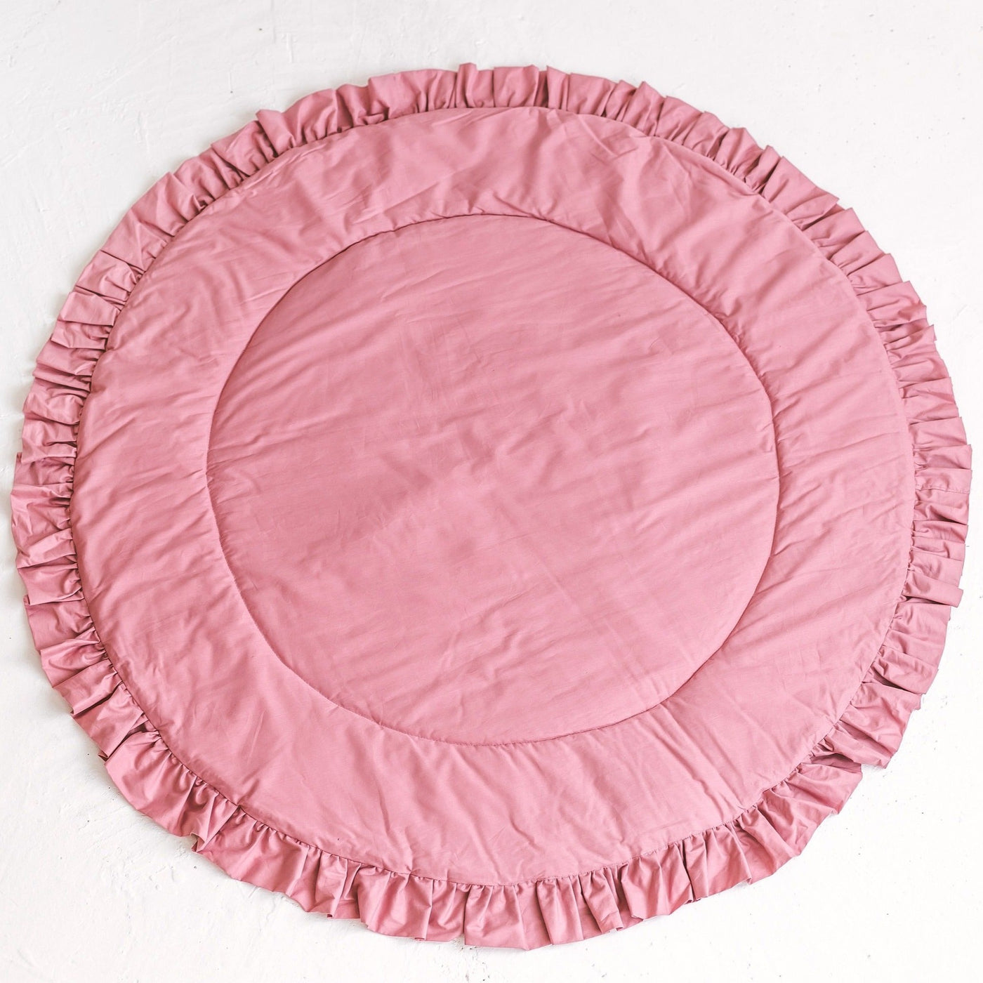 Minicamp Kids Playmat With Ruffles In Rose-minicamp-Yes Bebe