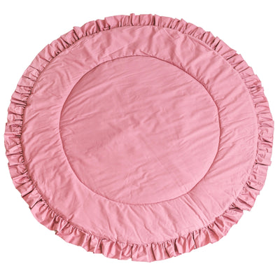 Minicamp Kids Playmat With Ruffles In Rose-minicamp-Yes Bebe