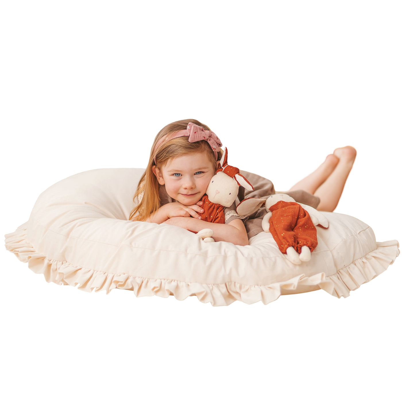 Minicamp Large Floor Cushion With Ruffles-minicamp-Yes Bebe