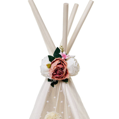 Minicamp Peonies Flower Garland For Teepee Decoration - Teepee Accessory-minicamp-Yes Bebe