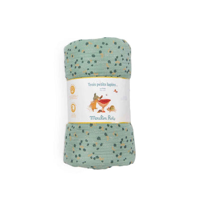 Sage Blanket - Trois Petits Lapins-Blankets-Moulin Roty-Yes Bebe