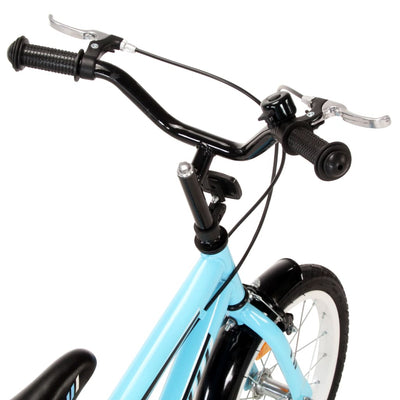 Kids Bike 12 inch Black and Blue-vidaXL-Blue-N/A-Yes Bebe